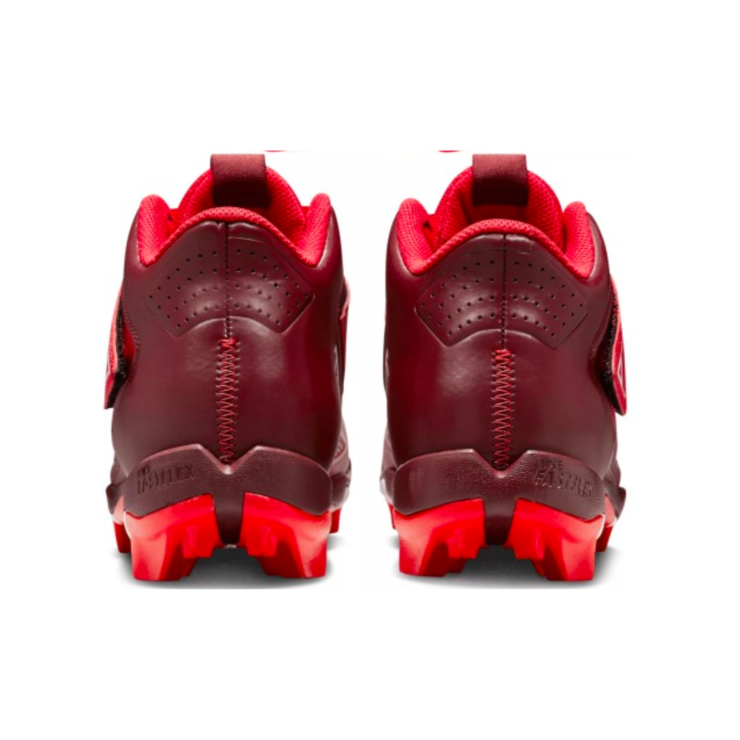 Boys red baseball cleats sale