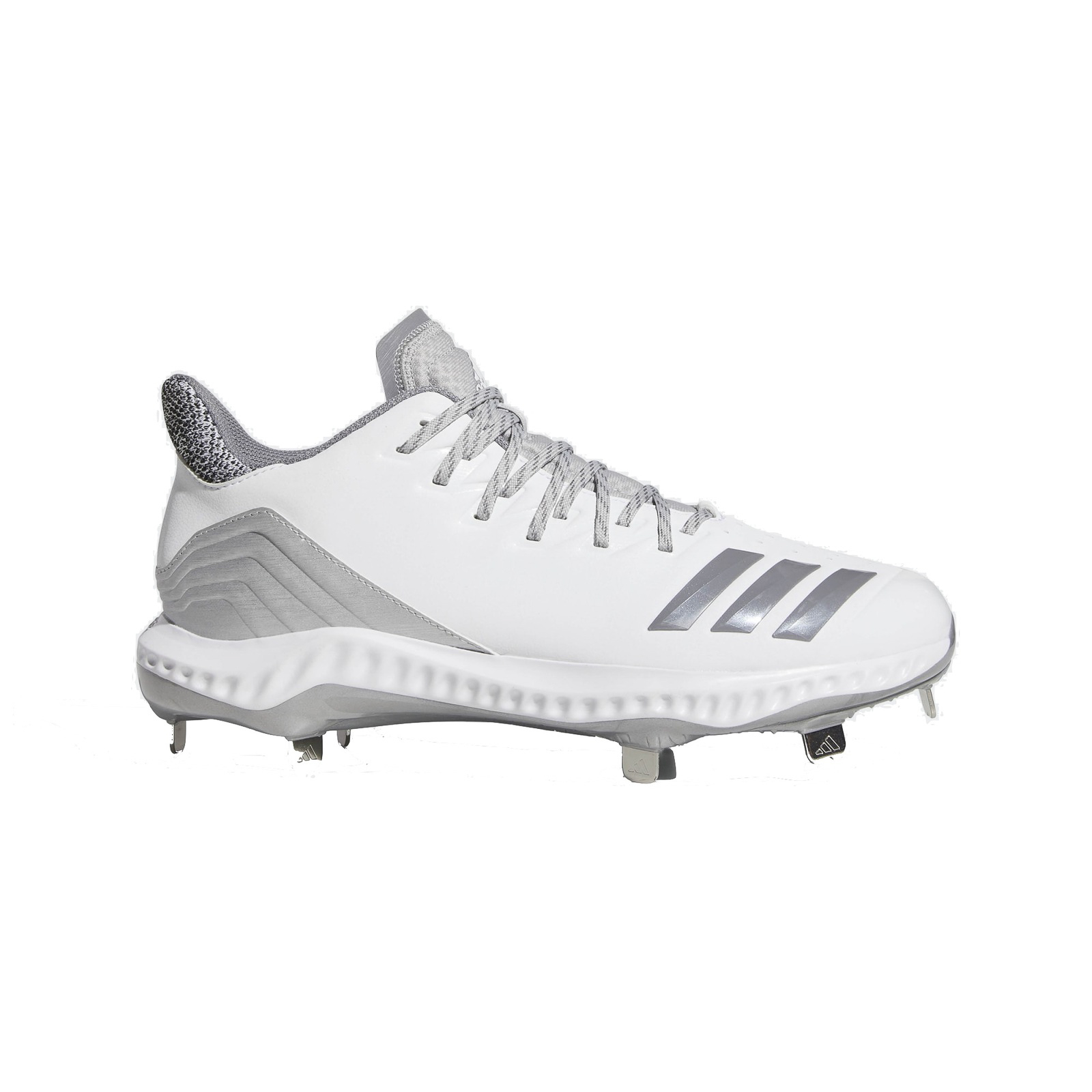 Adidas Icon Bounce Metal Cleats - White