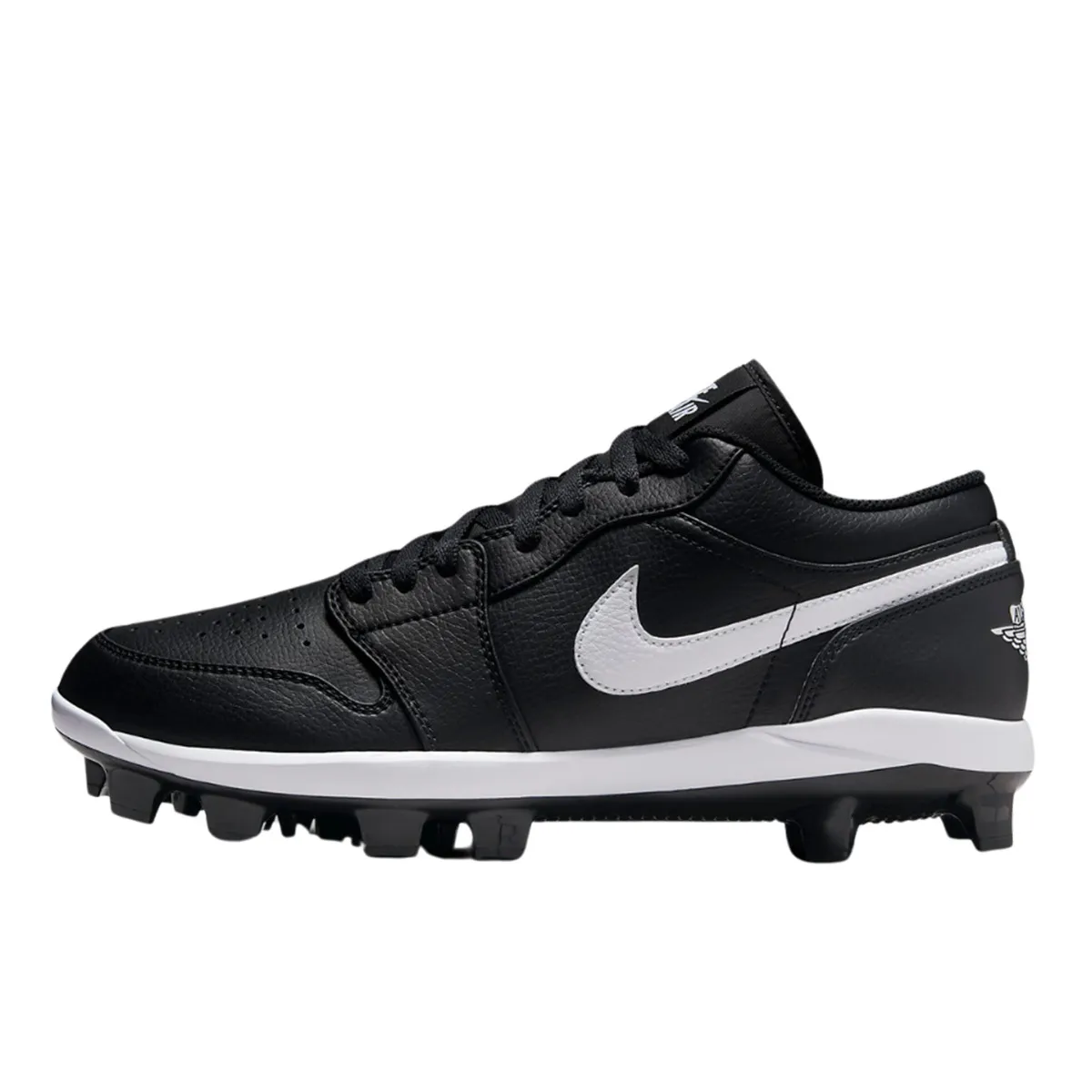 Nike Jordan Retro MCS Low Moulded Cleats Black/White