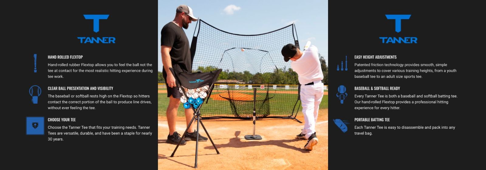 Tanner tee hitting station