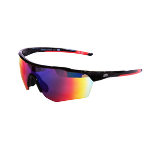 Rawlings Adult Half Rim Black Mirror Sunglasses Black Frame