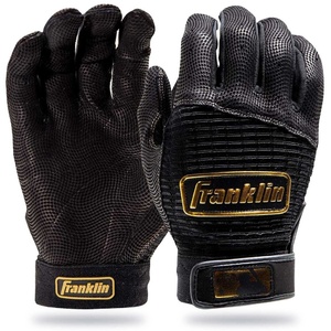 Franklin Pro Classic Adult Batting Gloves Black / Gold
