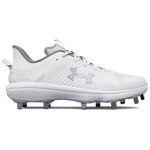 Under Armour Yard Low MT Metal Cleats - White