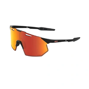 100 Percent Hypercraft SQ - Soft Tact Black - HiPER Red Mirror