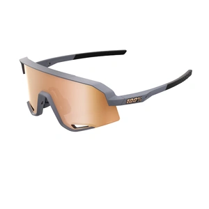 100 Percent SLENDALE Soft Tact Grey Sunglasses | HiPER Copper Mirror