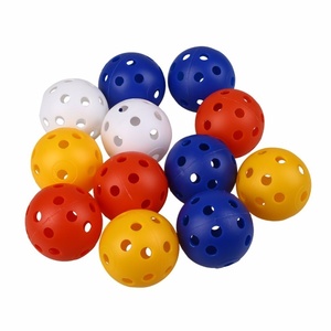 9" Plastic Practice Ball - 6 Pack