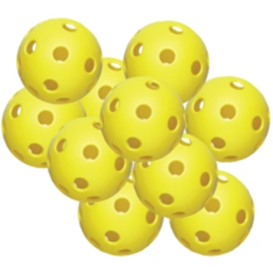 12" Plastic Practice Ball - 10 Pack