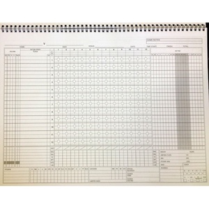 ABF 12 Line Score Book