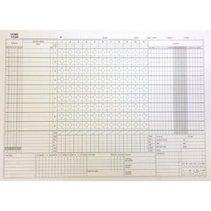 ABF 9 Line Score Book