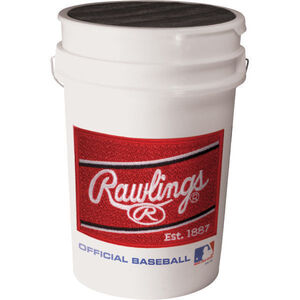 Rawlings Bucket & 3 Dozen Rawlings Rolb1 Balls