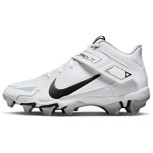 Nike Force Trout 8 Keystone Big Kids Cleats White