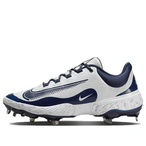 Nike Alpha Huarache Elite 4 Low Metal Cleats | Navy