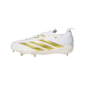 Adidas AdiZero Electric Metal Cleats | White