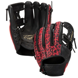 Nike Vapor Elite 11.5 Inch Snake Eye Web Baseball Glove | Black/Crimson