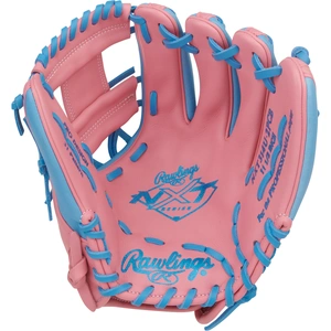 Rawlings NXT 11.5 Inch Baseball Glove | Pink & Blue