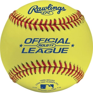 Rawlings ROLB1 Optic Yellow Baseball - Dozen