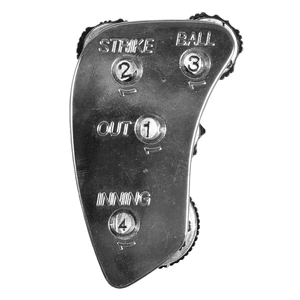 All Star 4 Wheel Die Cast Metal Umpire Counter