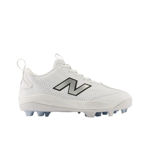 New Balance 3000V8 Kids Cleats | White