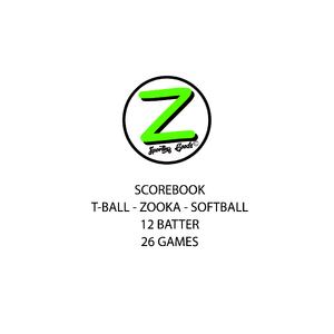 T-Ball Zooka and Softball Scorebook
